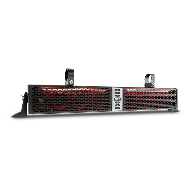 Load image into Gallery viewer, HYDRO 30” Marine Bluetooth Sound Bar – Water Resistant, RGB LED Lights, 8 Speakers, 320W RMS Amplified System
