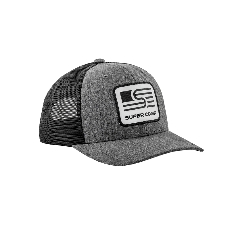 Load image into Gallery viewer, Super Comp FlexSnap Trucker Hat – Embroidered Patch
