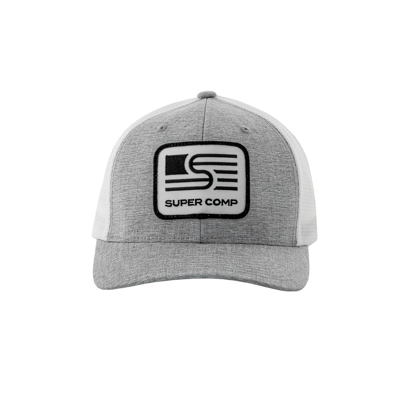 Load image into Gallery viewer, Super Comp FlexSnap Trucker Hat – Embroidered Patch
