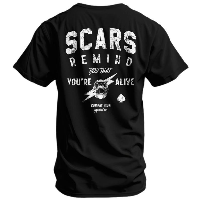 Load image into Gallery viewer, Scars Remind You That You&#39;re Alive Men&#39;s T-Shirt
