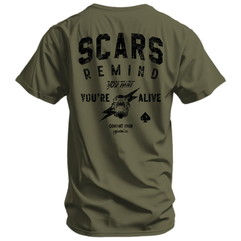 Load image into Gallery viewer, Scars Remind You That You&#39;re Alive Men&#39;s T-Shirt
