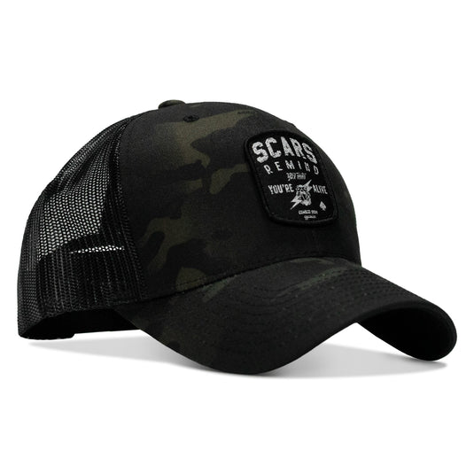 Scars Patch Snapback Hat