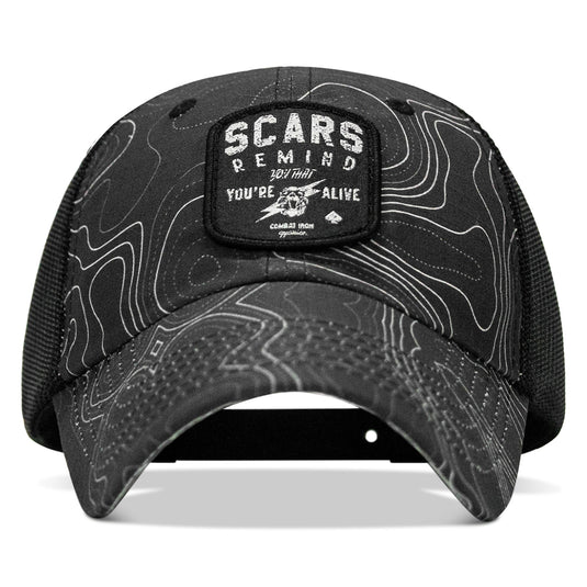 Scars Remind You You're Alive Patch Tactical Ripstop Mesh Snapback Hat
