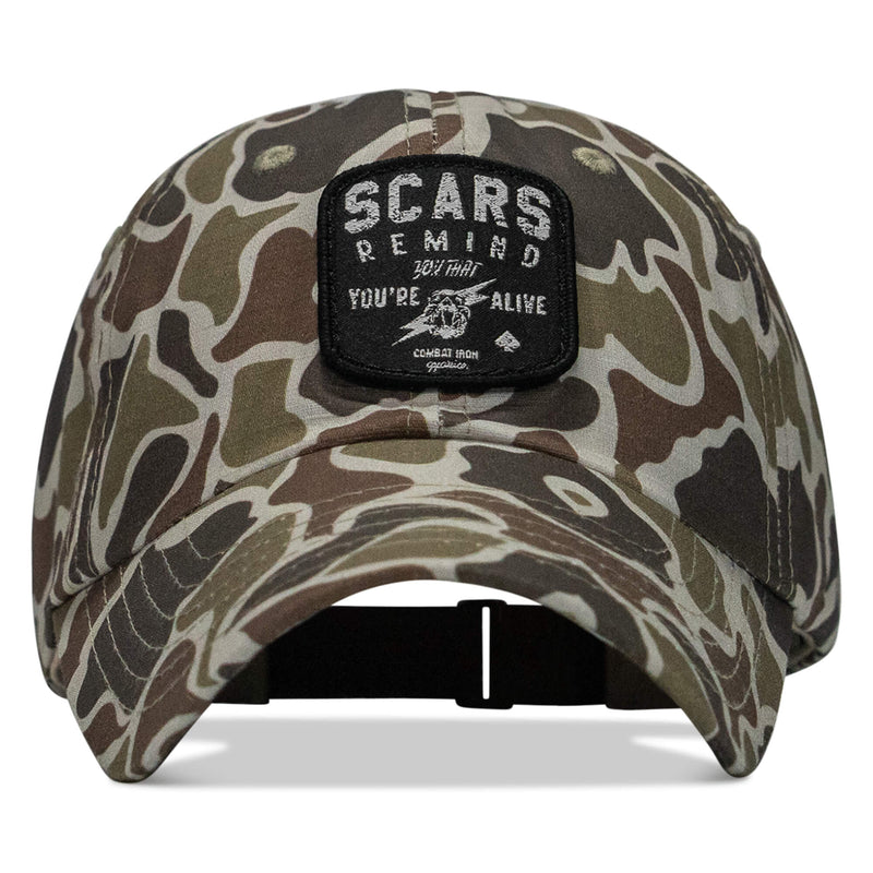 Load image into Gallery viewer, Scars Remind You You're Alive Patch Tactical Ripstop Mesh Snapback Hat
