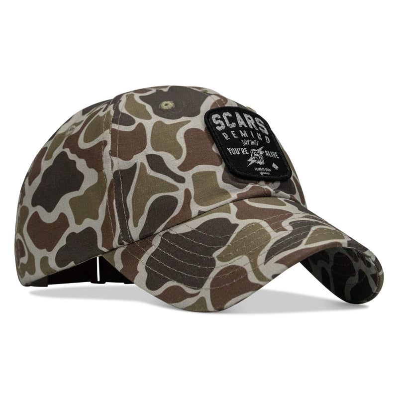 Load image into Gallery viewer, Scars Remind You You're Alive Patch Tactical Ripstop Mesh Snapback Hat
