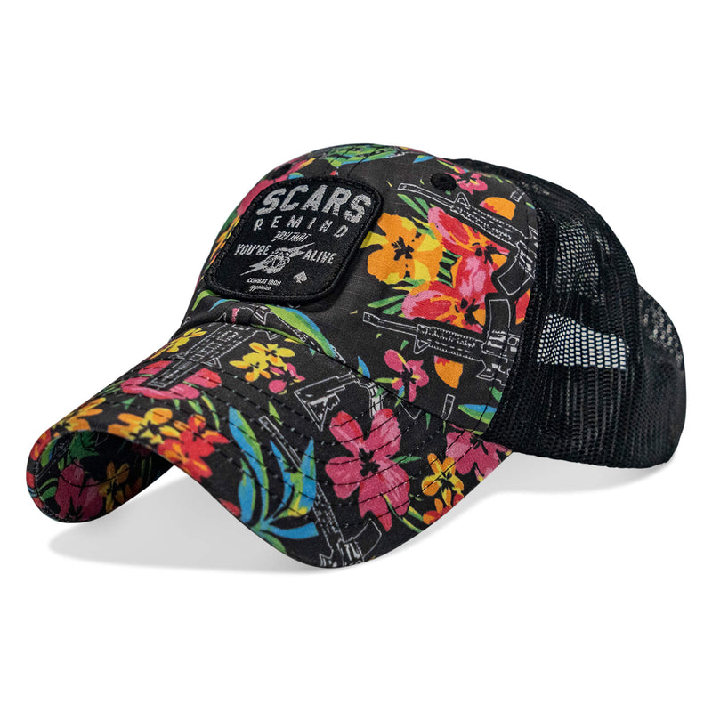 Load image into Gallery viewer, Scars Remind You You're Alive Patch Tactical Ripstop Mesh Snapback Hat
