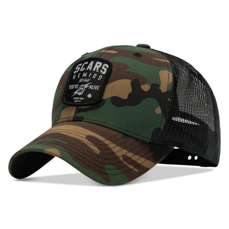 Load image into Gallery viewer, Scars Patch Snapback Hat

