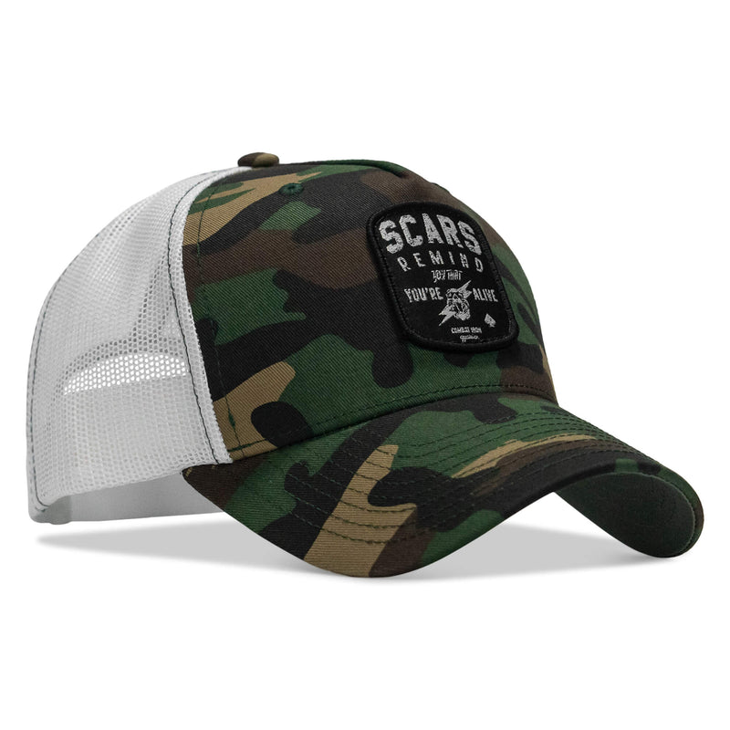 Load image into Gallery viewer, Scars Patch Snapback Hat
