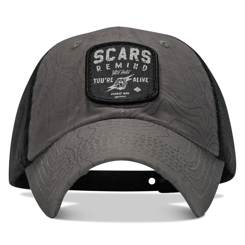 Load image into Gallery viewer, Scars Remind You You're Alive Patch Tactical Ripstop Mesh Snapback Hat
