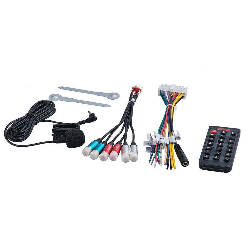 Load image into Gallery viewer, High Power 240 Watts RMS (4 x 60) Digital Media Receiver | Single Din | DSP | APP | Bluetooth Audio and Calling Head Unit | Aux Input | USB | Mechless | AM/FM Radio Receiver | 3V + 3.5V Subwoofer
