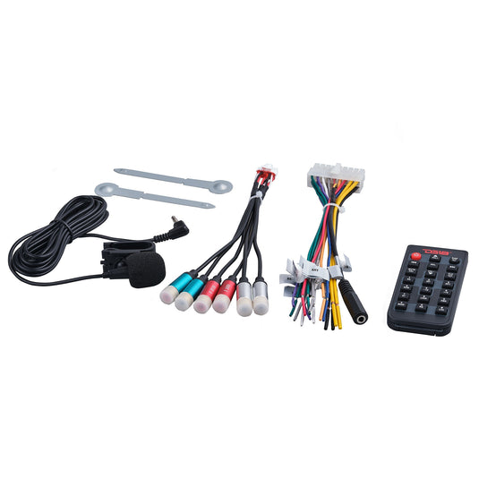 High Power 240 Watts RMS (4 x 60) Digital Media Receiver | Single Din | DSP | APP | Bluetooth Audio and Calling Head Unit | Aux Input | USB | Mechless | AM/FM Radio Receiver | 3V + 3.5V Subwoofer