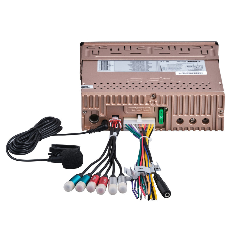 Load image into Gallery viewer, High Power 240 Watts RMS (4 x 60) Digital Media Receiver | Single Din | DSP | APP | Bluetooth Audio and Calling Head Unit | Aux Input | USB | Mechless | AM/FM Radio Receiver | 3V + 3.5V Subwoofer
