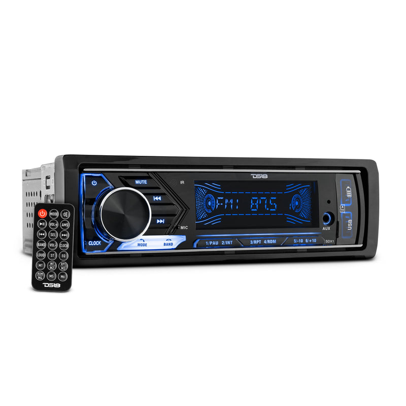 Load image into Gallery viewer, Single-DIN Digital Media Receiver Mech-Less Player, Bluetooth, Dual USB ,7 Volt Preouts

