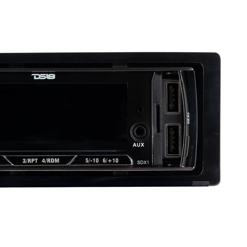 Load image into Gallery viewer, Single-DIN Digital Media Receiver Mech-Less Player, Bluetooth, Dual USB ,7 Volt Preouts
