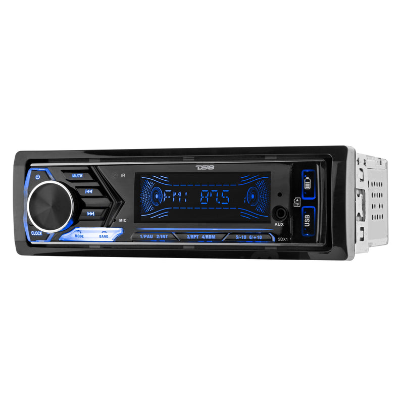 Load image into Gallery viewer, Single-DIN Digital Media Receiver Mech-Less Player, Bluetooth, Dual USB ,7 Volt Preouts
