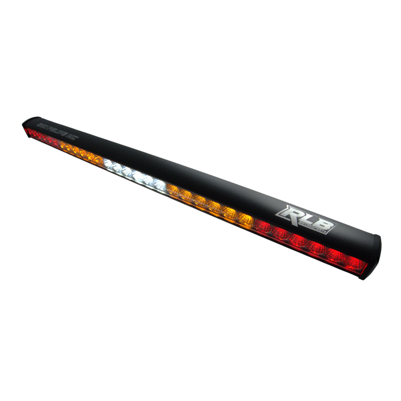 Load image into Gallery viewer, Chase Light LED Light Bar – BITD Race Series DIY-No Wire Harness (Amber/White/Amber Strobe)
