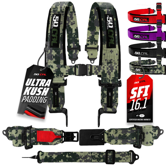 SFI Approved 2" and  3" 5 point Harness, Racing Harness