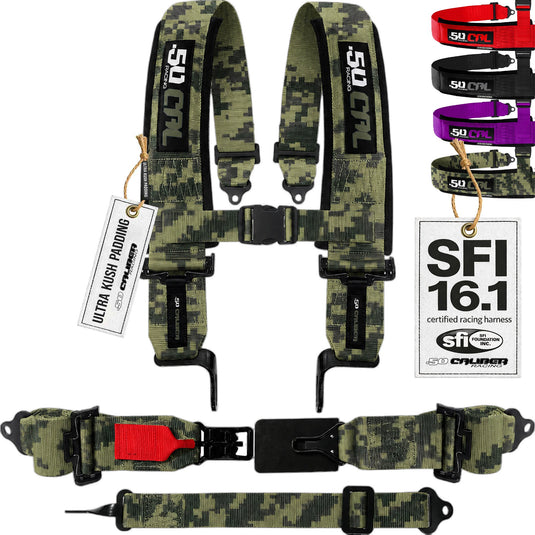 SFI Approved 2" and  3" 5 point Harness, Racing Harness
