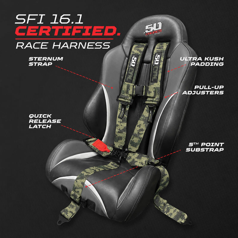 Load image into Gallery viewer, SFI Approved 2" and  3" 5 point Harness, Racing Harness
