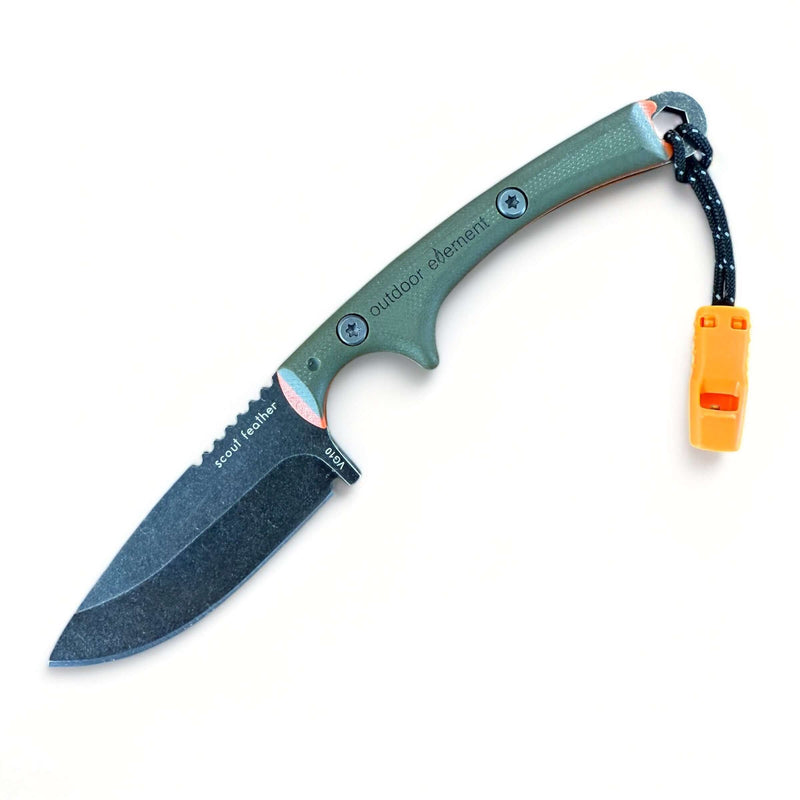 Load image into Gallery viewer, Scout Feather Adventure Survival Knife
