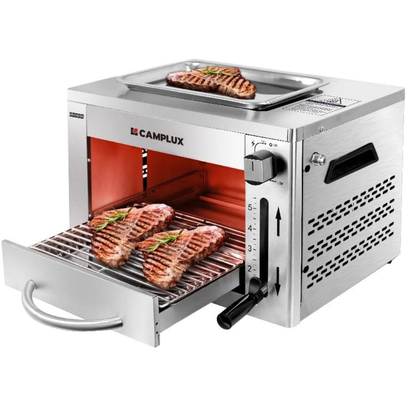 Load image into Gallery viewer, Camplux Outdoor Propane Infrared Steak Grill, 1600℉ Fast Efficient Heating
