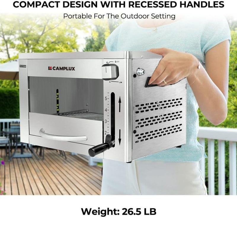 Load image into Gallery viewer, Camplux Outdoor Propane Infrared Steak Grill, 1600℉ Fast Efficient Heating
