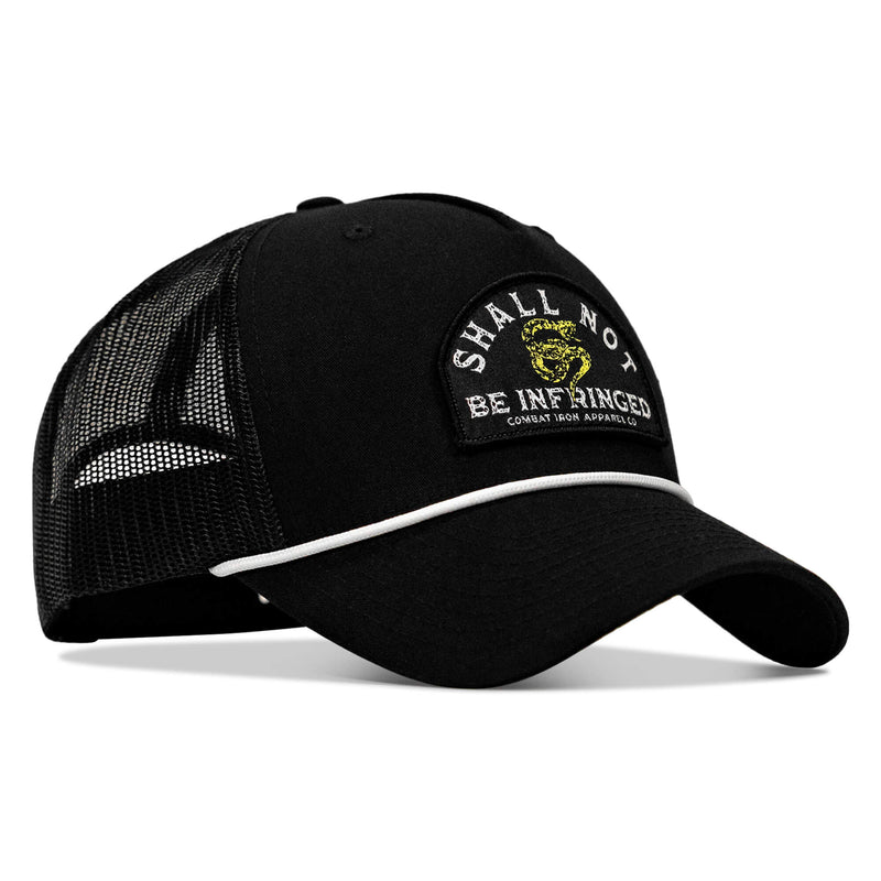 Load image into Gallery viewer, Shall Not Be Infringed Patch Rope Snapback Hat
