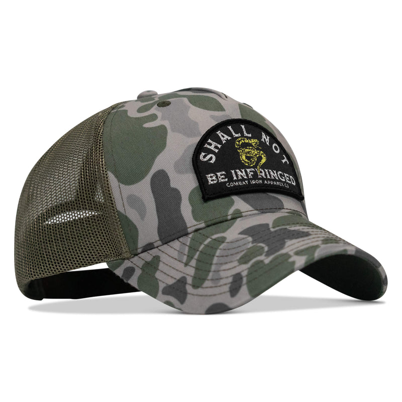 Load image into Gallery viewer, Shall Not Be Infringed Patch Snapback Hat
