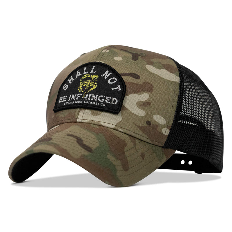 Load image into Gallery viewer, Shall Not Be Infringed Patch Snapback Hat
