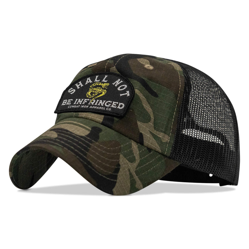 Load image into Gallery viewer, Shall Not Be Infringed Patch Tactical Ripstop Mesh Snapback Hat
