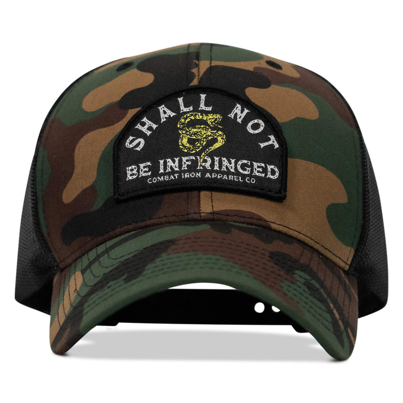 Load image into Gallery viewer, Shall Not Be Infringed Patch Snapback Hat
