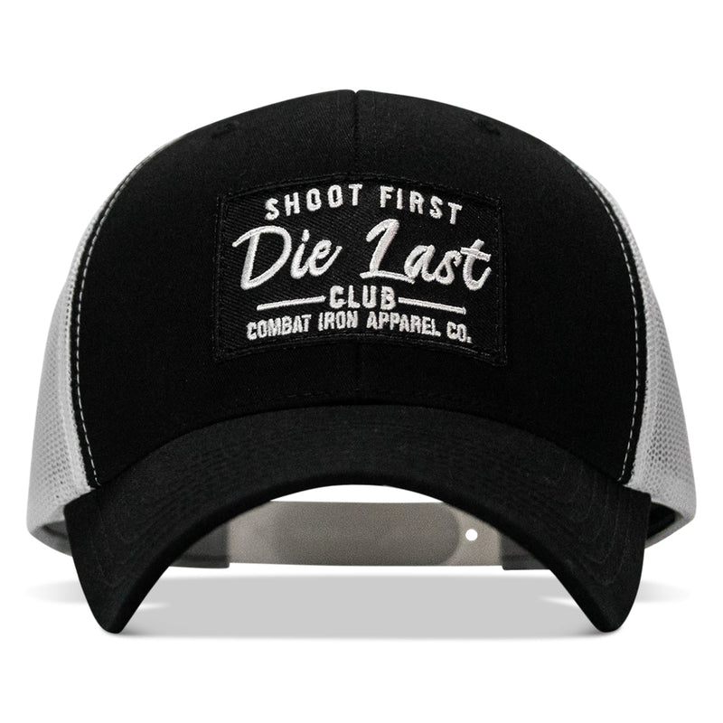 Load image into Gallery viewer, Shoot First. Die Last. Club Patch Snapback
