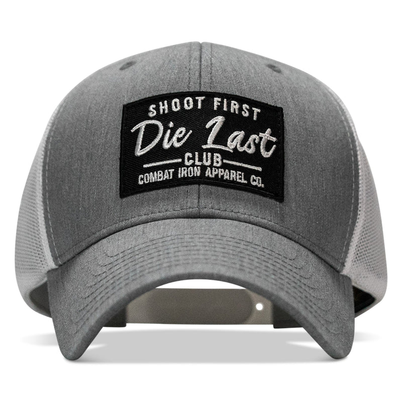 Load image into Gallery viewer, Shoot First. Die Last. Club Patch Snapback
