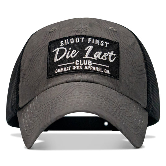 Shoot First. Die Last. Club Patch Ripstop Snapback