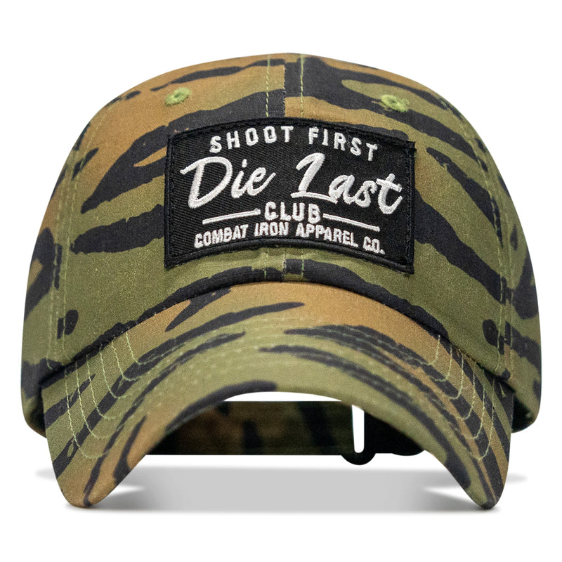 Load image into Gallery viewer, Shoot First. Die Last. Club Patch Tactical Ripstop Mesh Snapback Hat
