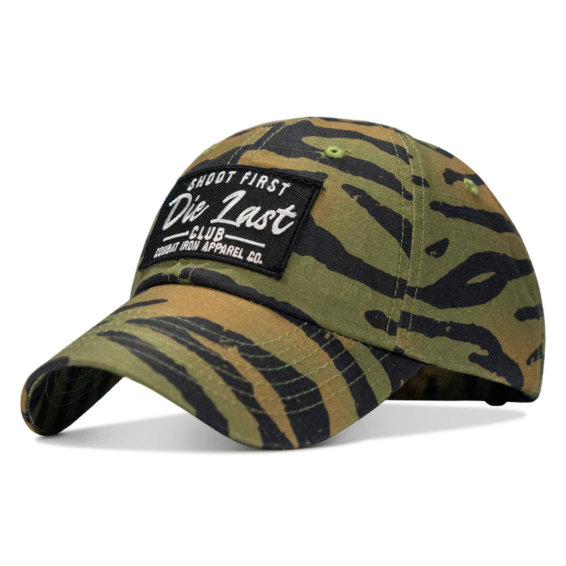 Load image into Gallery viewer, Shoot First. Die Last. Club Patch Tactical Ripstop Mesh Snapback Hat
