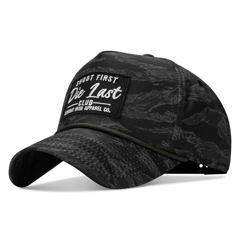 Load image into Gallery viewer, Shoot First Die Last Club Patch Weekender Snapback
