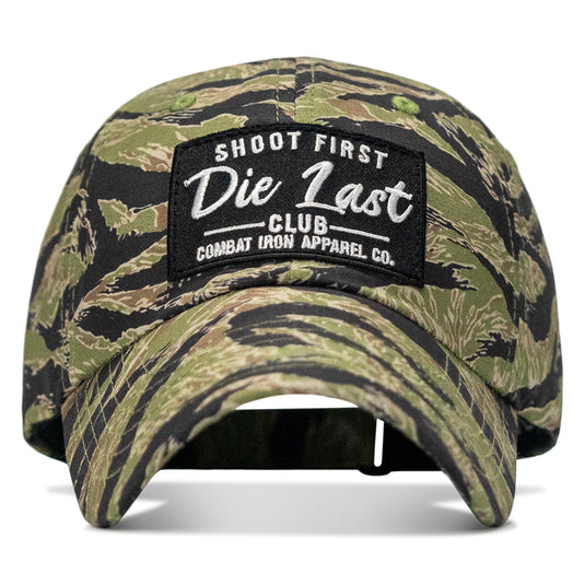 Shoot First. Die Last. Club Patch Tactical Ripstop Mesh Snapback Hat