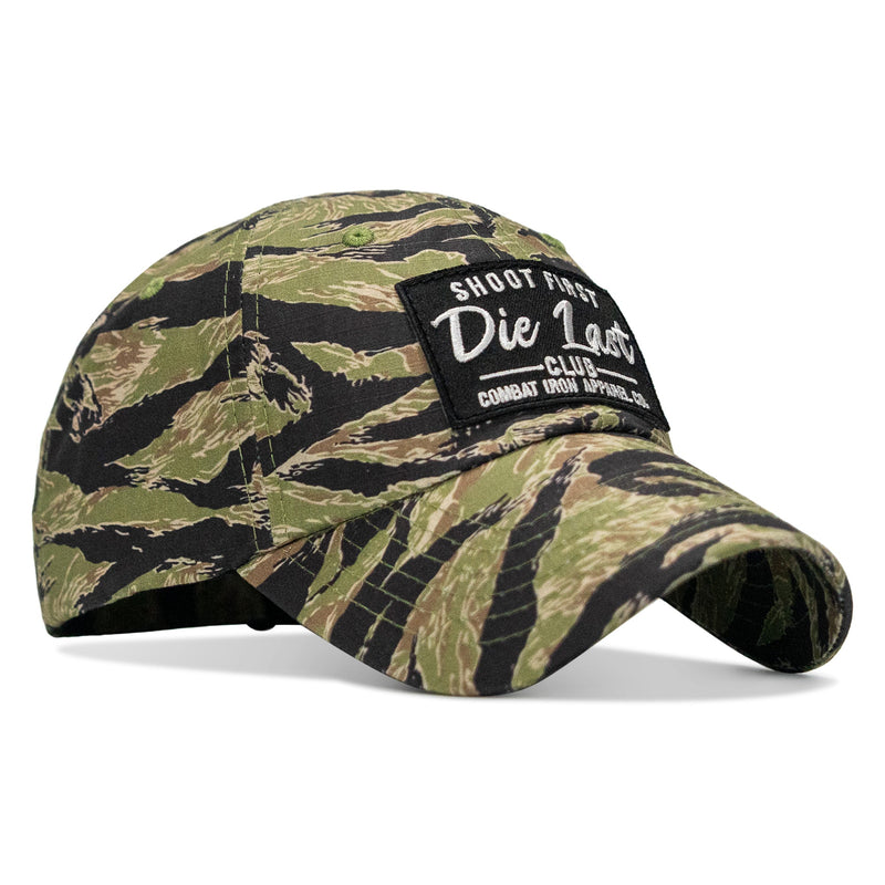 Load image into Gallery viewer, Shoot First. Die Last. Club Patch Tactical Ripstop Mesh Snapback Hat
