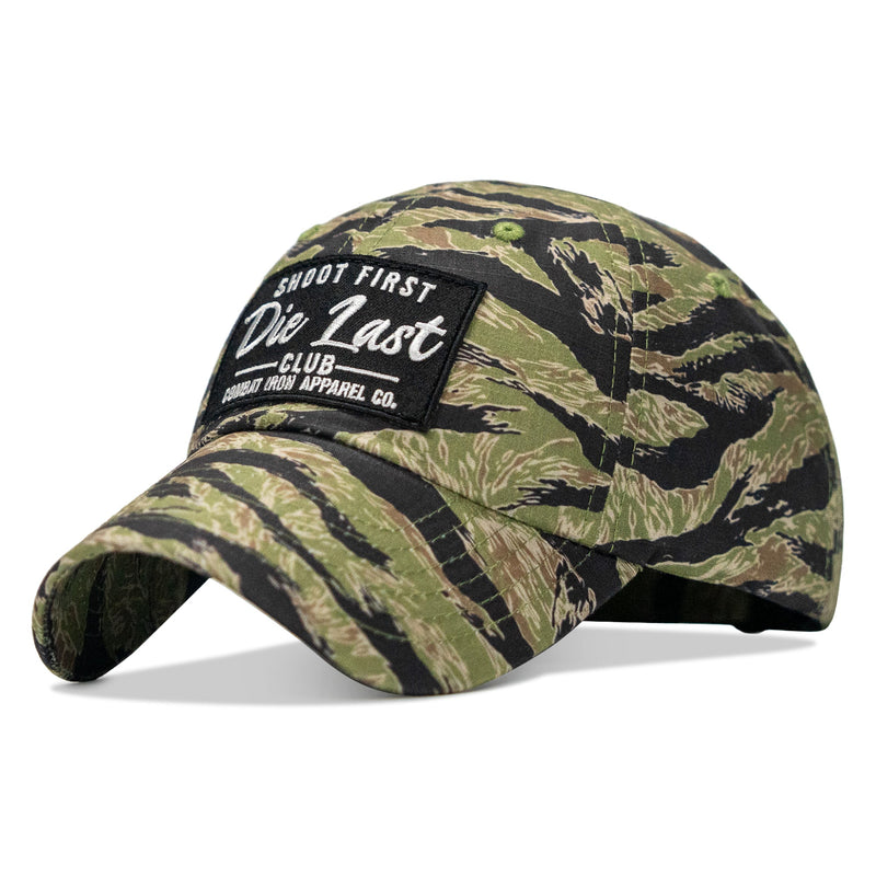 Load image into Gallery viewer, Shoot First. Die Last. Club Patch Tactical Ripstop Mesh Snapback Hat
