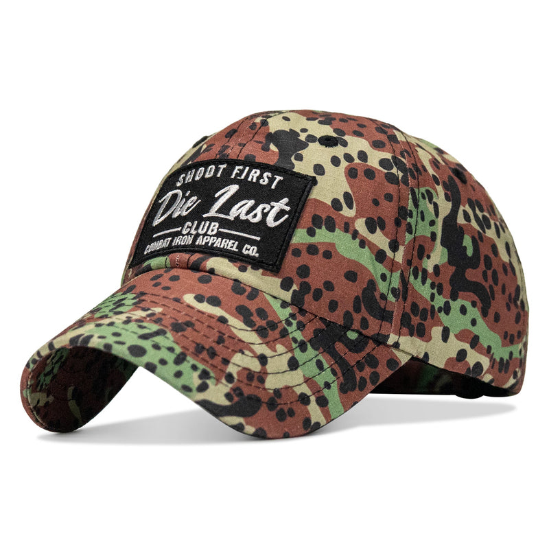Load image into Gallery viewer, Shoot First. Die Last. Club Patch Tactical Ripstop Mesh Snapback Hat
