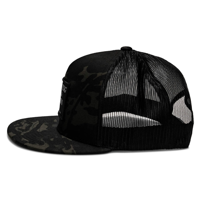 Load image into Gallery viewer, Shooting Guns &amp; Spreadin' Buns Patch Flatbill Hat
