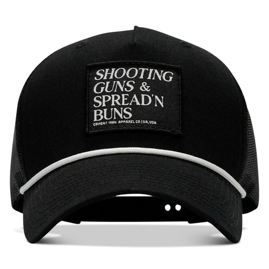Shooting Guns & Spread'n Buns Patch Rope Snapback Hat