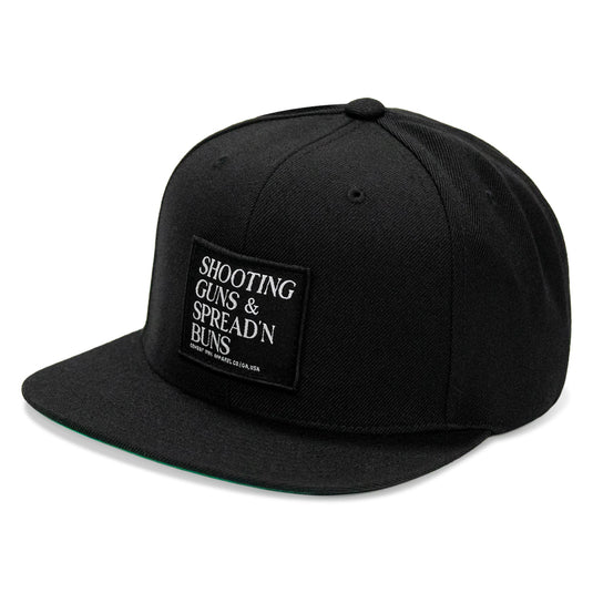 Shooting Guns & Spreadin' Buns Patch Flatbill Hat