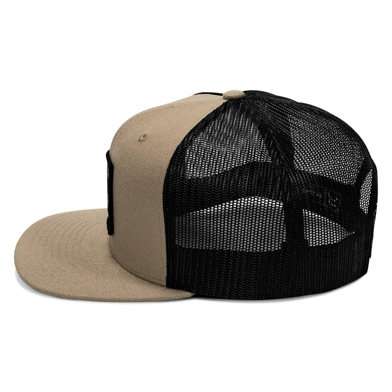 Load image into Gallery viewer, Shooting Guns &amp; Spreadin' Buns Patch Flatbill Hat
