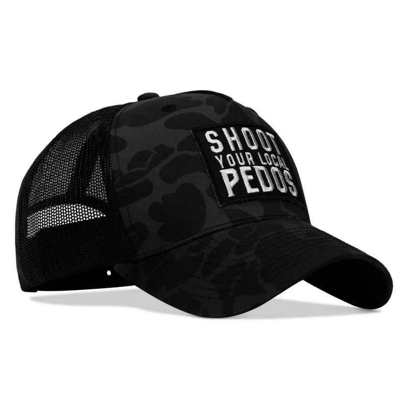 Load image into Gallery viewer, Shoot Your Local Pedos Patch Snapback
