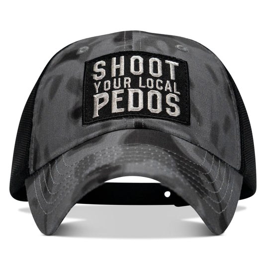 Shoot Your Local Pedos Patch Tactical Ripstop Mesh Snapback Hat