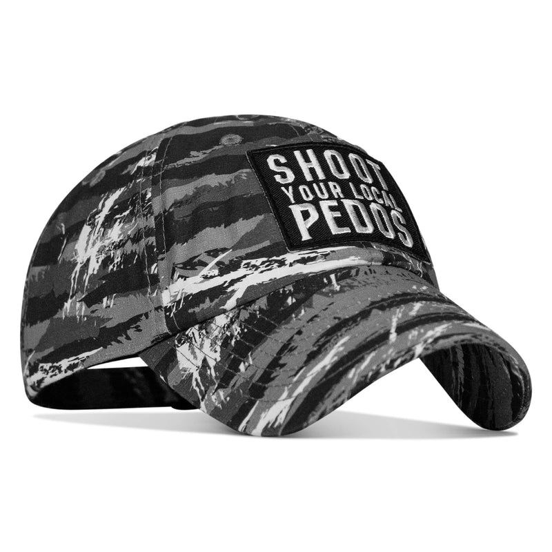 Load image into Gallery viewer, Shoot Your Local Pedos Patch Ripstop Low Profile Hat

