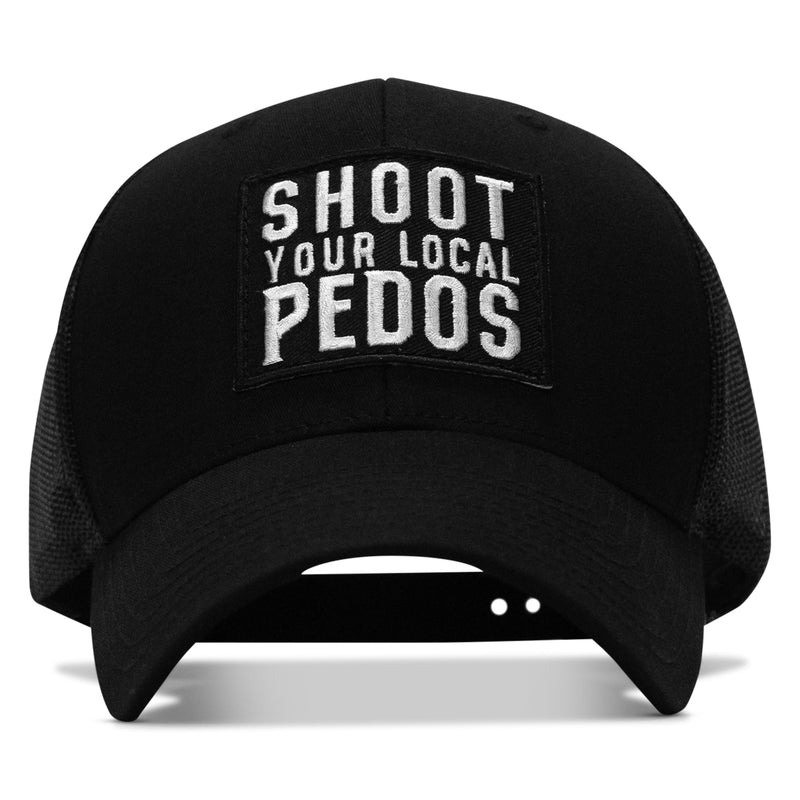 Load image into Gallery viewer, Shoot Your Local Pedos Patch Snapback
