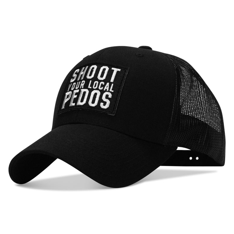Load image into Gallery viewer, Shoot Your Local Pedos Patch Snapback
